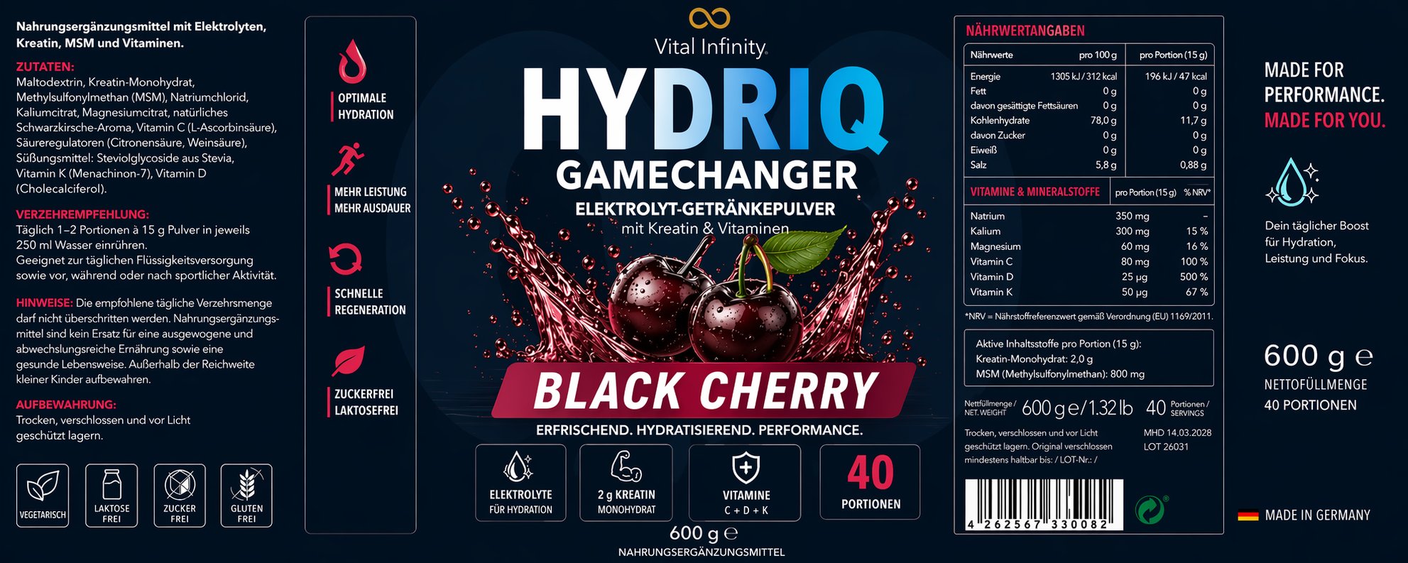 HYDRIQ Black Cherry